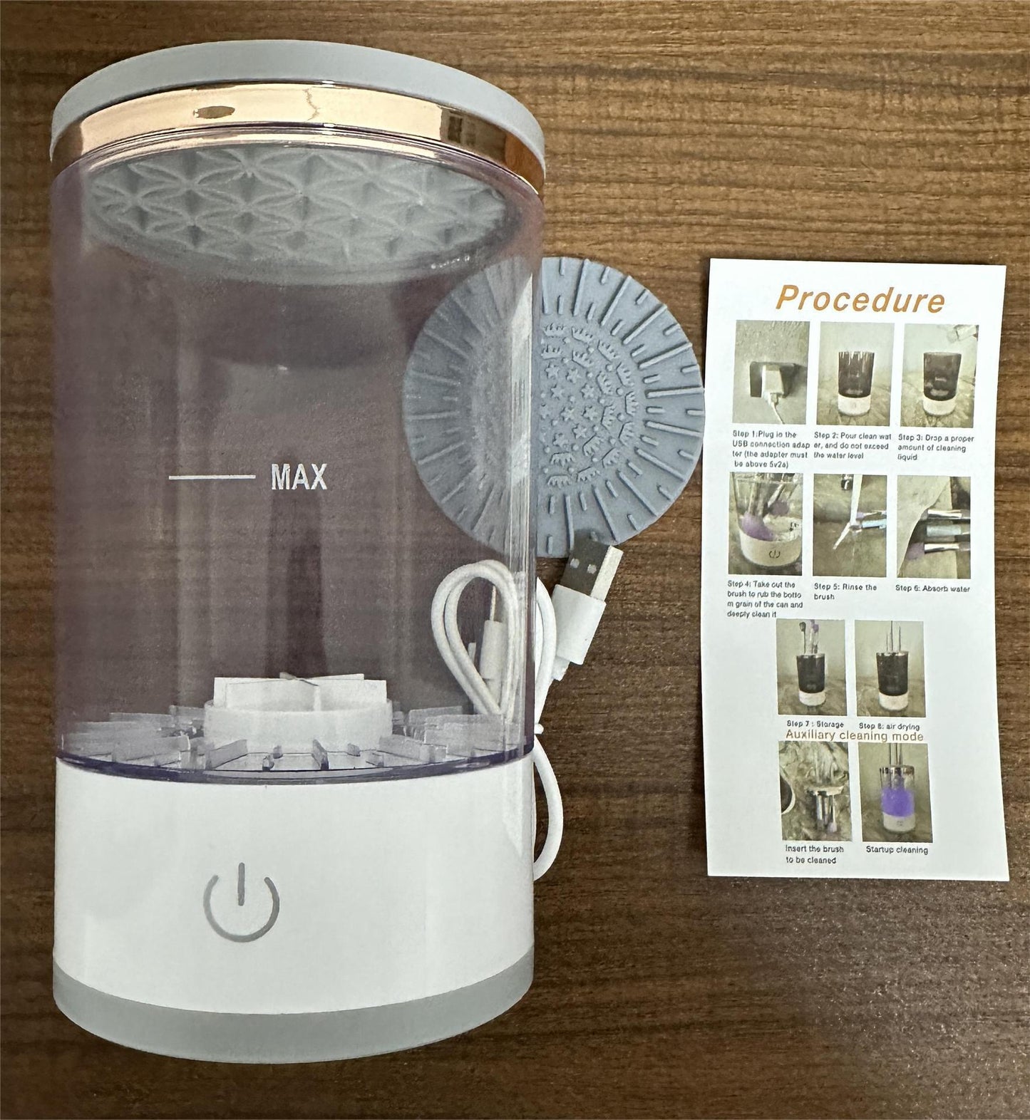 Automatic Make Up brush cleaning kit