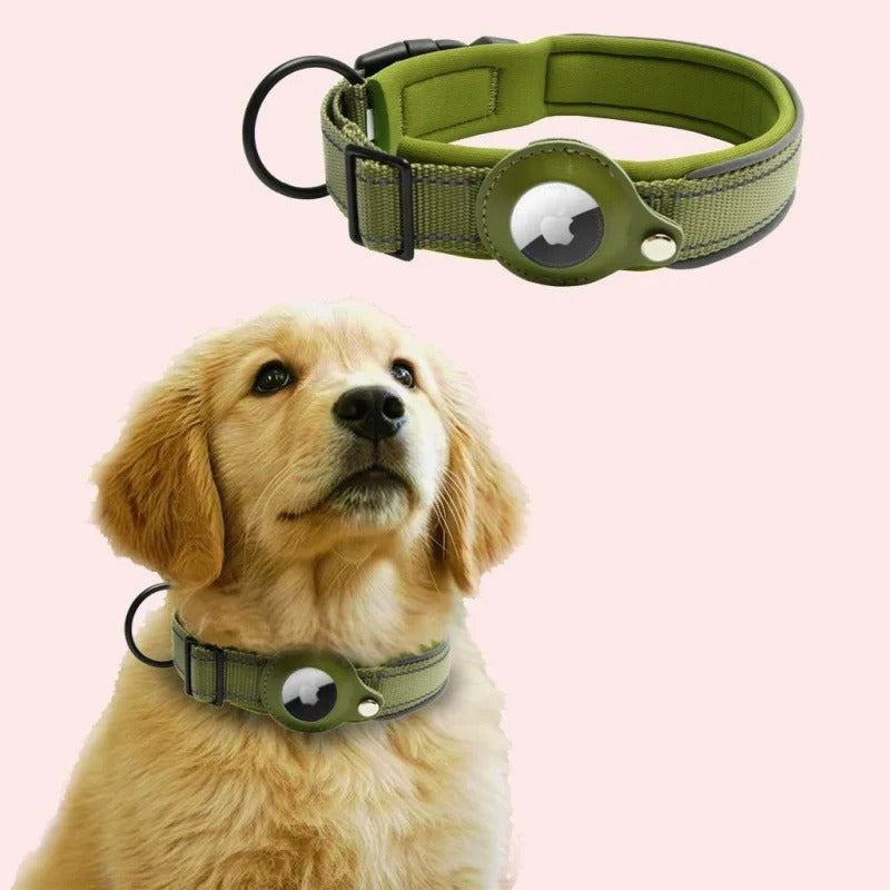 AirTag Adjustable Dog Collar Holder