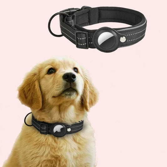 AirTag Adjustable Dog Collar Holder